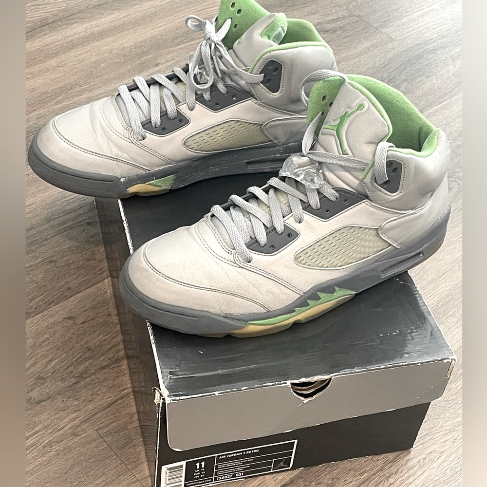 Men’s Jordan 5 V - green bean OG retro Sz. 11